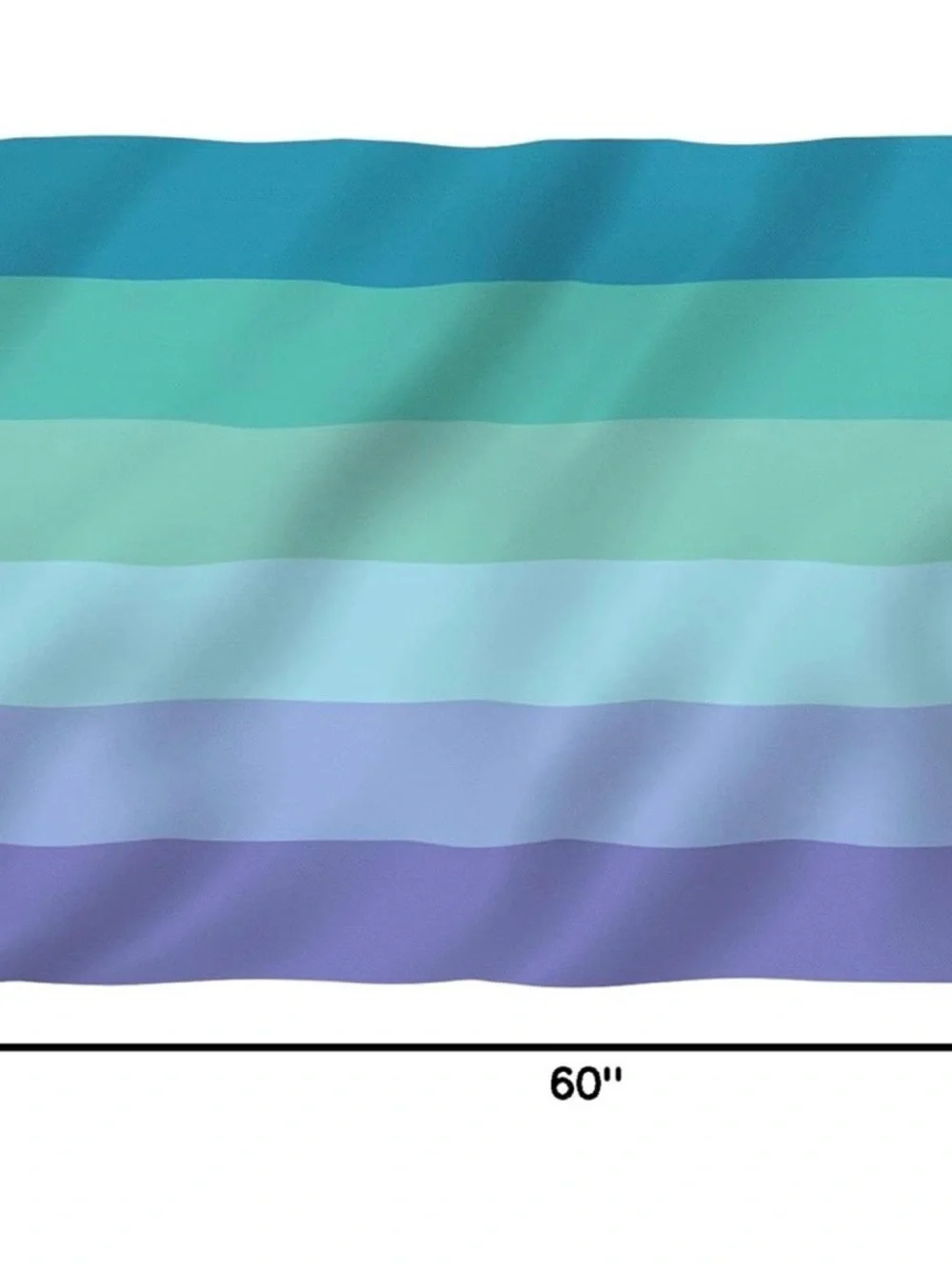 3x5 FT Nomascsexual Pride Flag Double Sided Printed LGBTQIA Pride